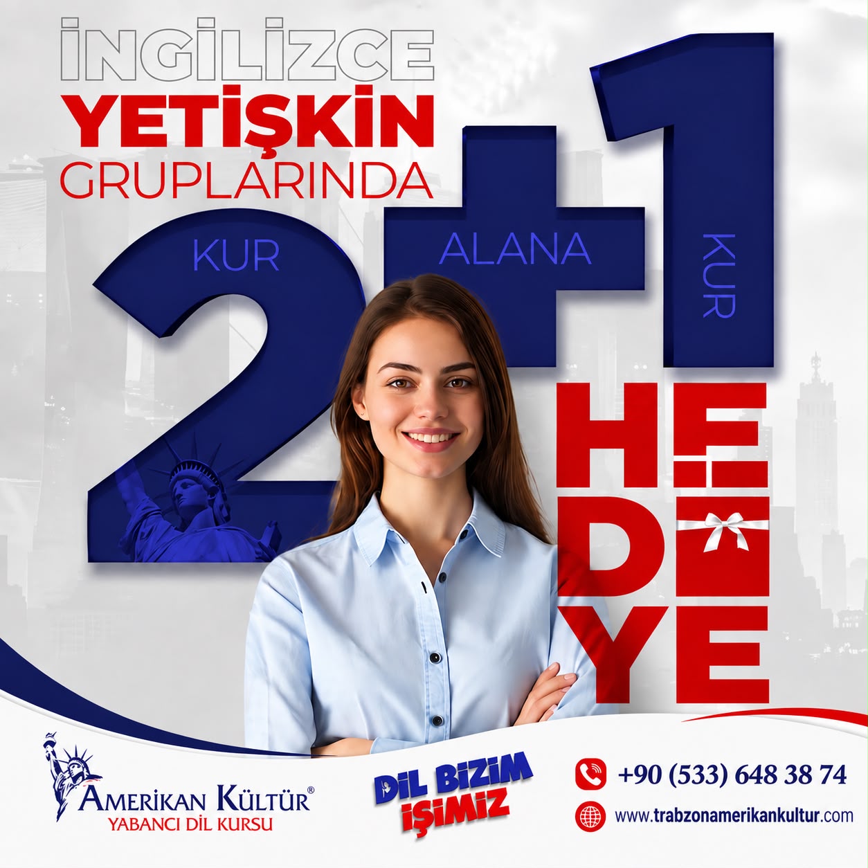 Trabzon Genel İngilizce kursu tanıtım afişi